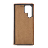 Samsung Galaxy S22 Ultra  Snap-on Full Cover Leather Case with Credit Card Slots