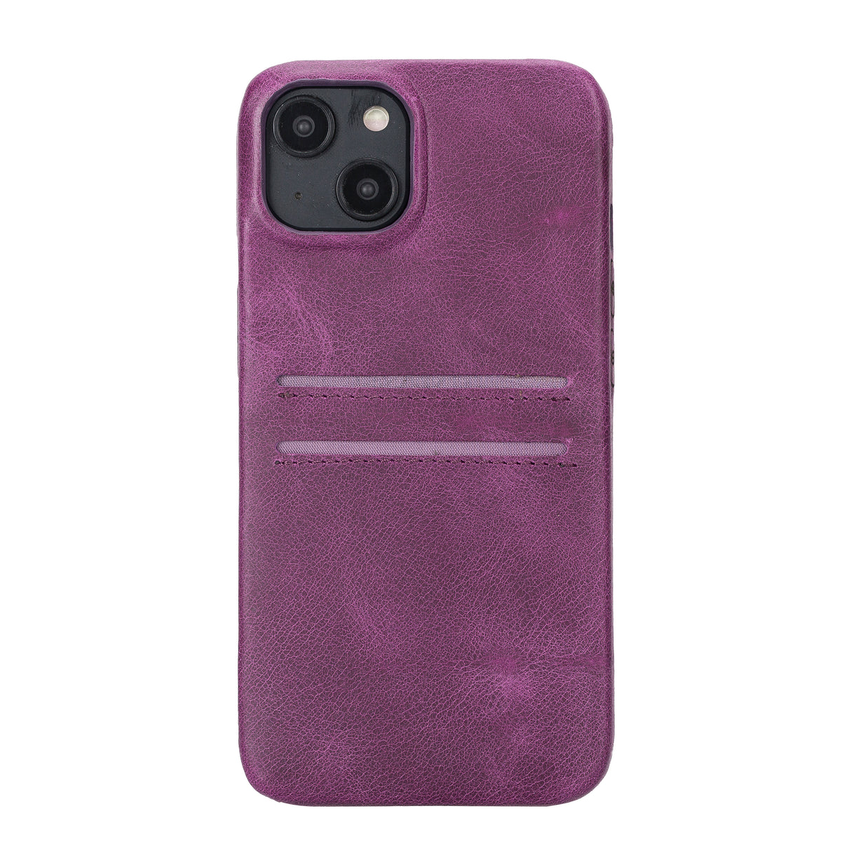iPhone 15 Snap-on Leather Wallet Case