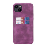 iPhone 15 Plus Leather Snap-On Wallet Phone case