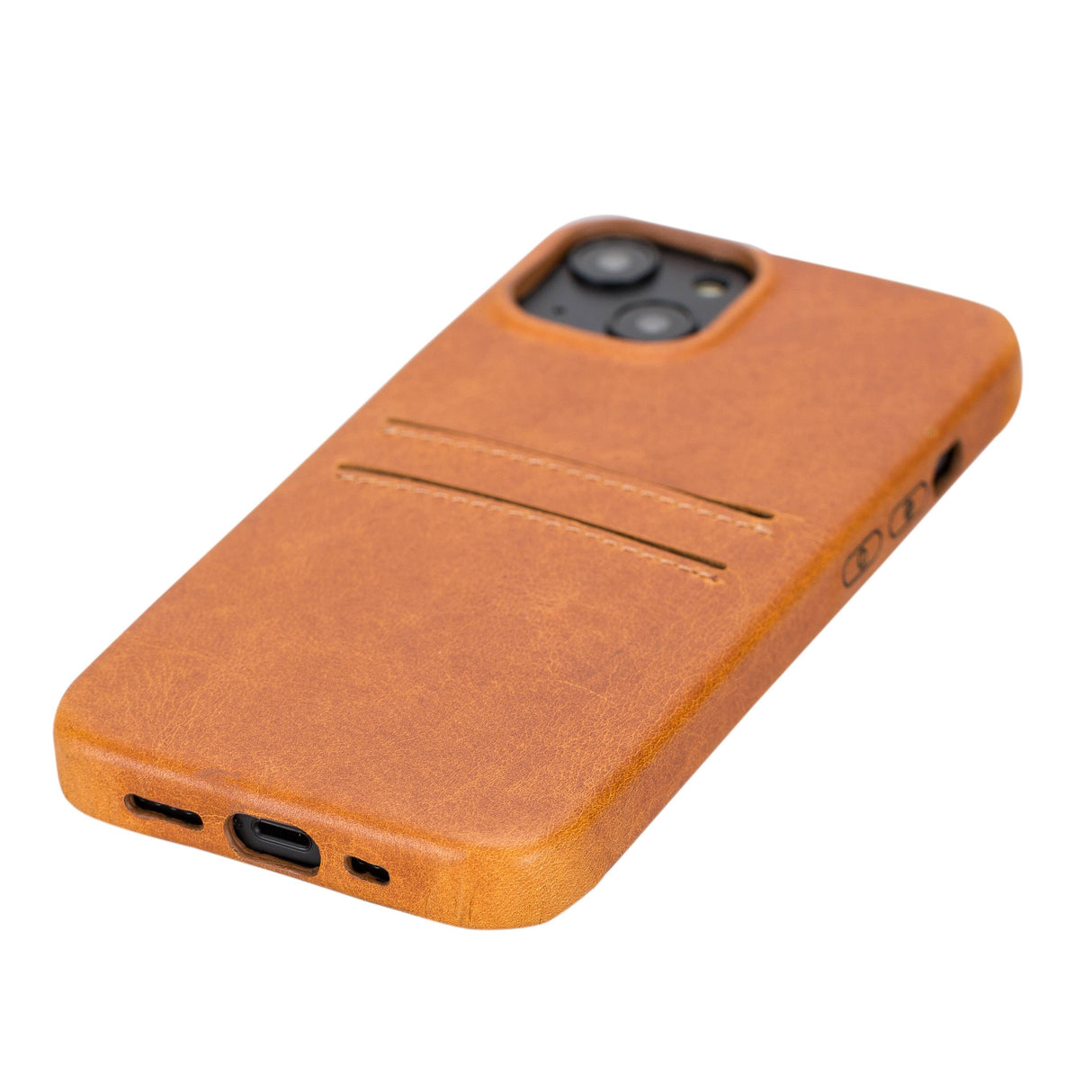 iPhone 14 Snap-on Leather Wallet Case