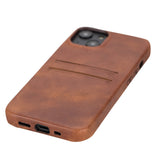 iPhone 14 Snap-on Leather Wallet Case