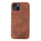 iPhone 14 Snap-on Leather Wallet Case