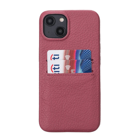 iPhone 14 Snap-on Leather Wallet Case