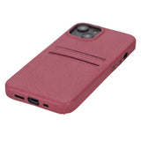 iPhone 14 Snap-on Leather Wallet Case