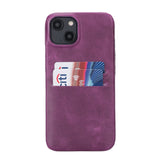 iPhone 14 Snap-on Leather Wallet Case