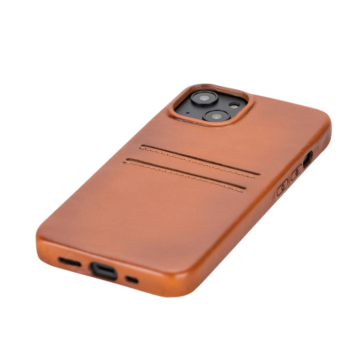 iPhone 14 Snap-on Leather Wallet Case