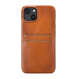 iPhone 14 Snap-on Leather Wallet Case