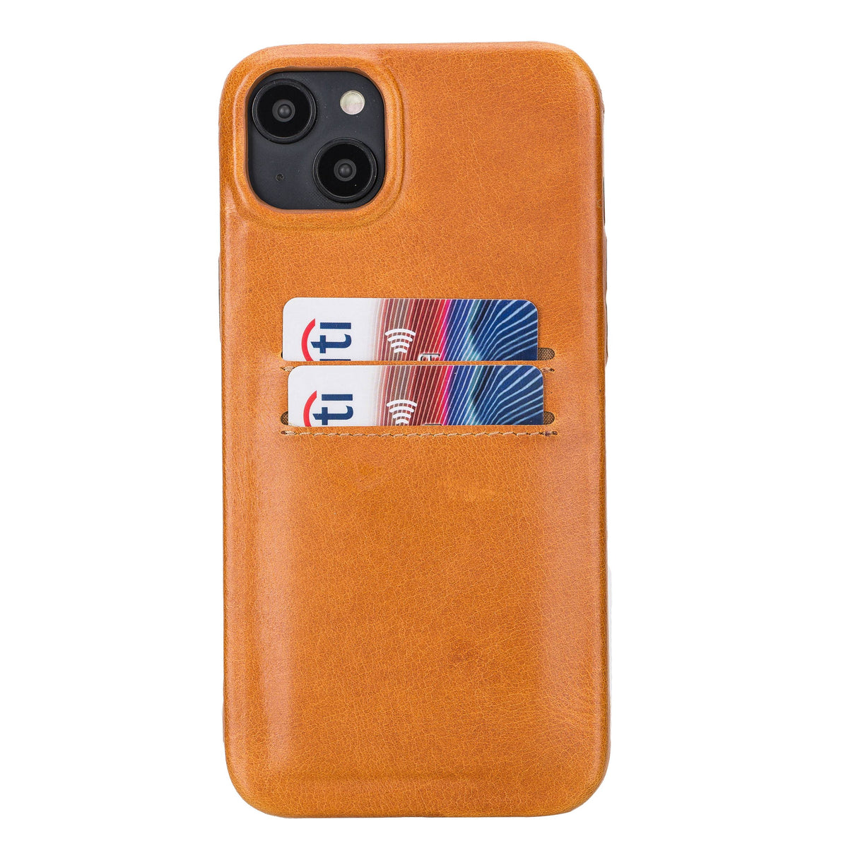 iPhone 14 Plus Leather Snap-On wallet case