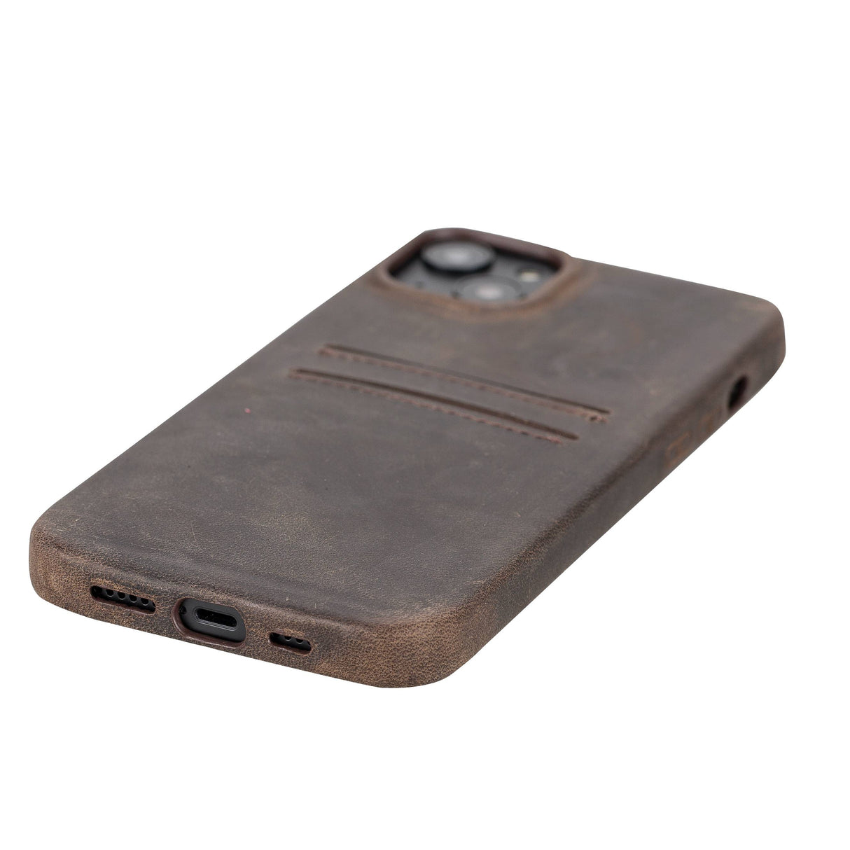 iPhone 14 Plus Leather Snap-On wallet case