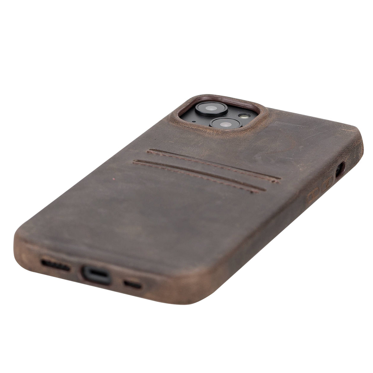 iPhone 14 Plus Leather Snap-On wallet case