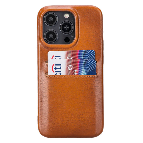 iPhone 14 Pro Leather Snap-on wallet case