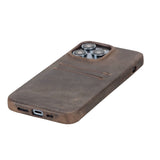 iPhone 14 Pro Max Leather Snap-on wallet case