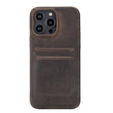 iPhone 14 Pro Max Leather Snap-on wallet case