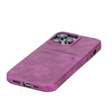 iPhone 14 Pro Max Leather Snap-on wallet case