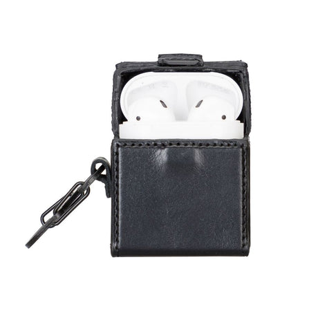 AirPods 1/2 Leather Square Case by Hardiston - premium AirPods Cases