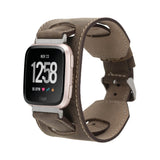 Cuff Leather Band for Fitbit Watches by Hardiston - premium Watch Bands - Fitbit