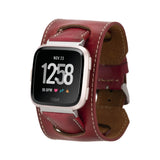 Cuff Leather Band for Fitbit Watches by Hardiston - premium Watch Bands - Fitbit