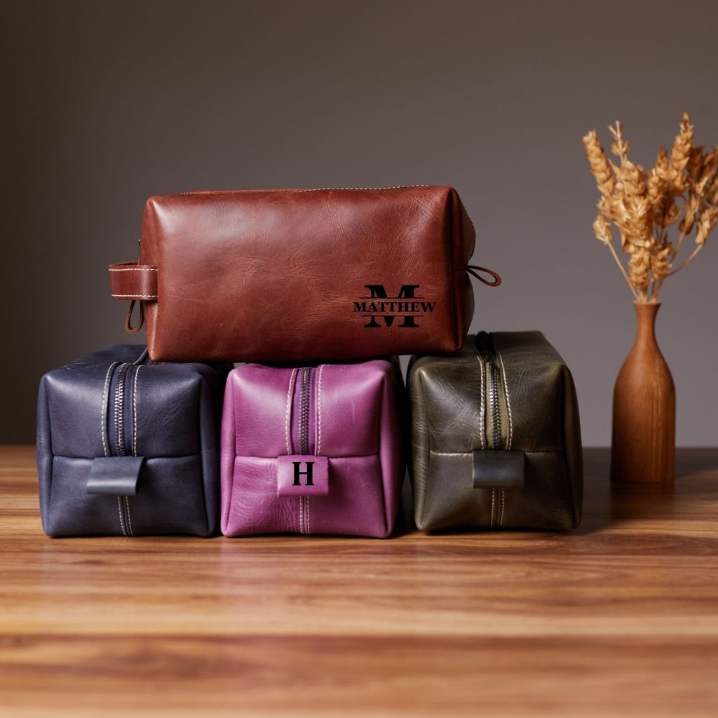 Leather Dopp Kit