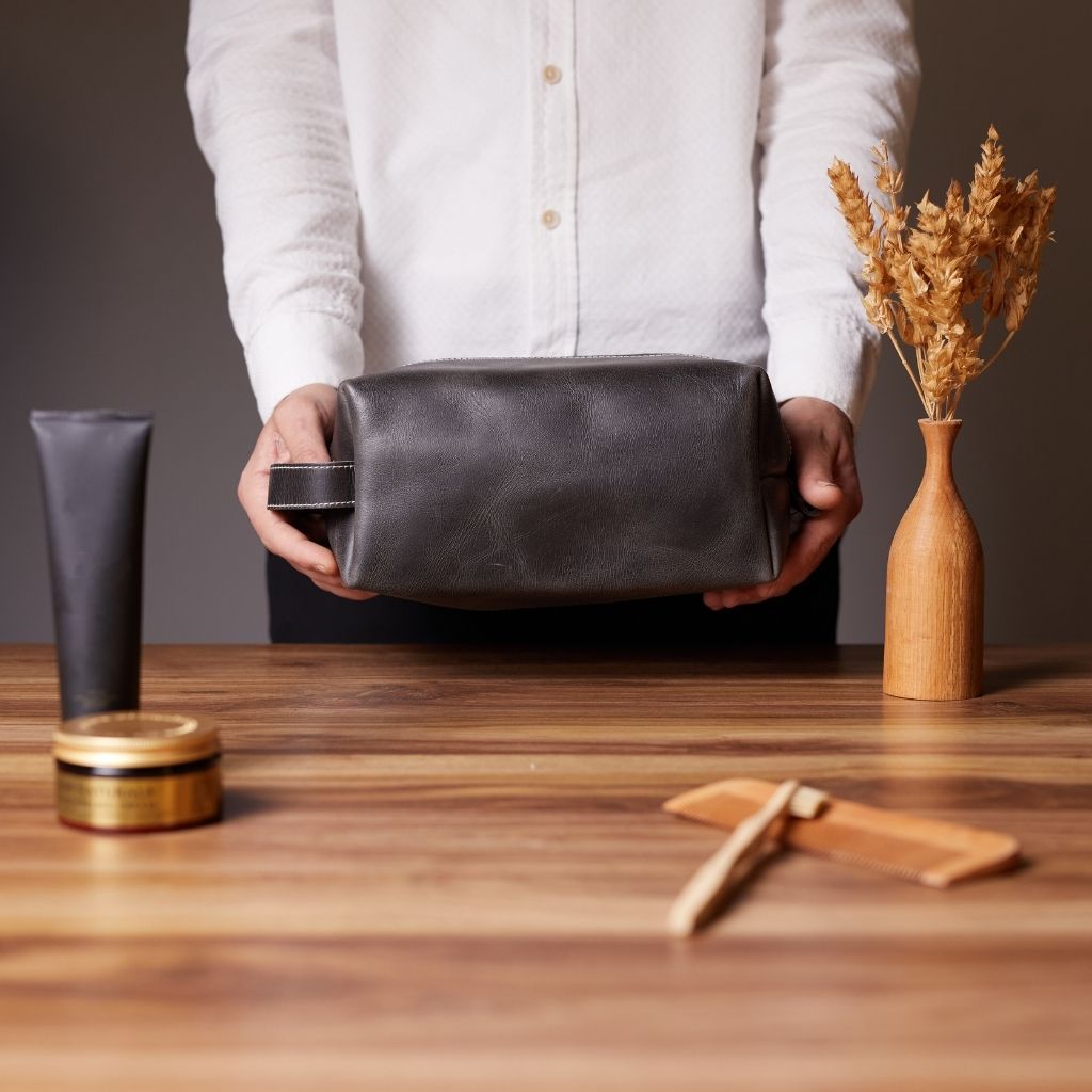 Leather Dopp Kit