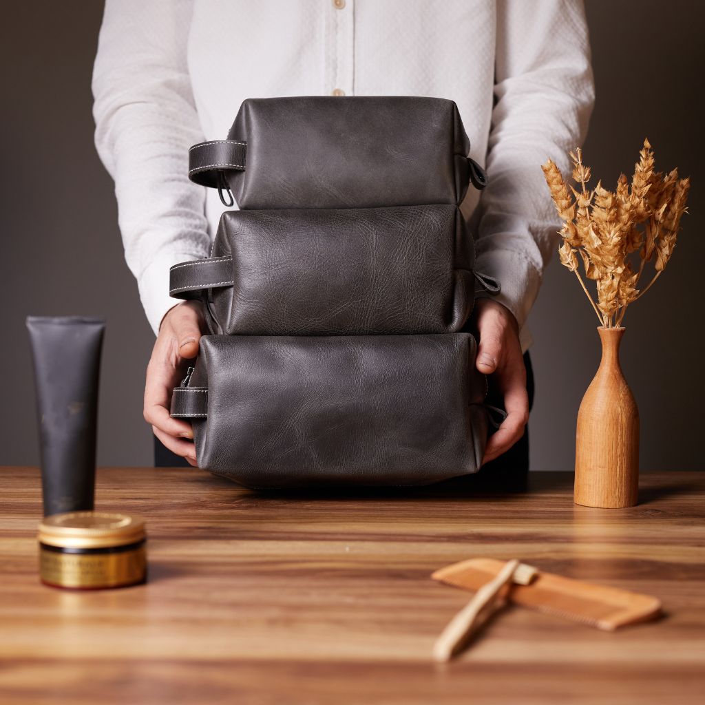 Leather Dopp Kit