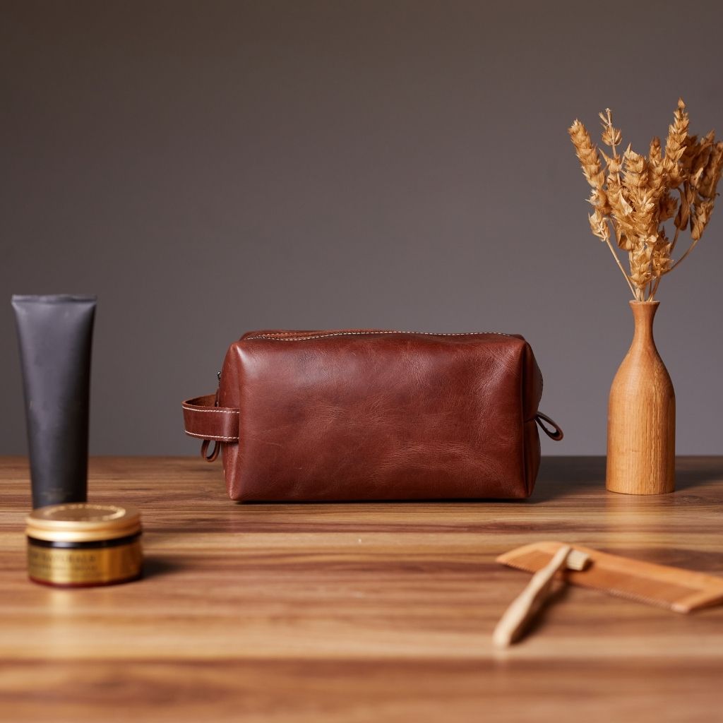 Leather Dopp Kit