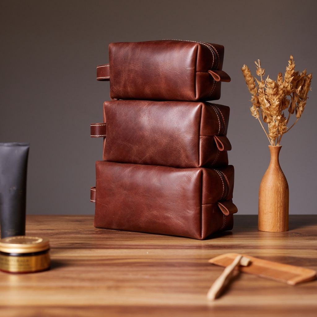 Leather Dopp Kit