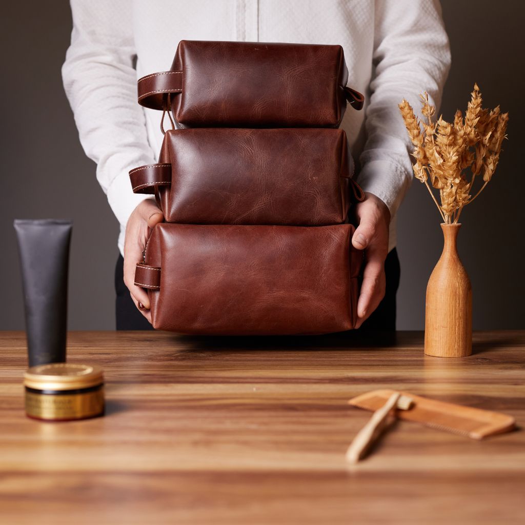 Leather Dopp Kit