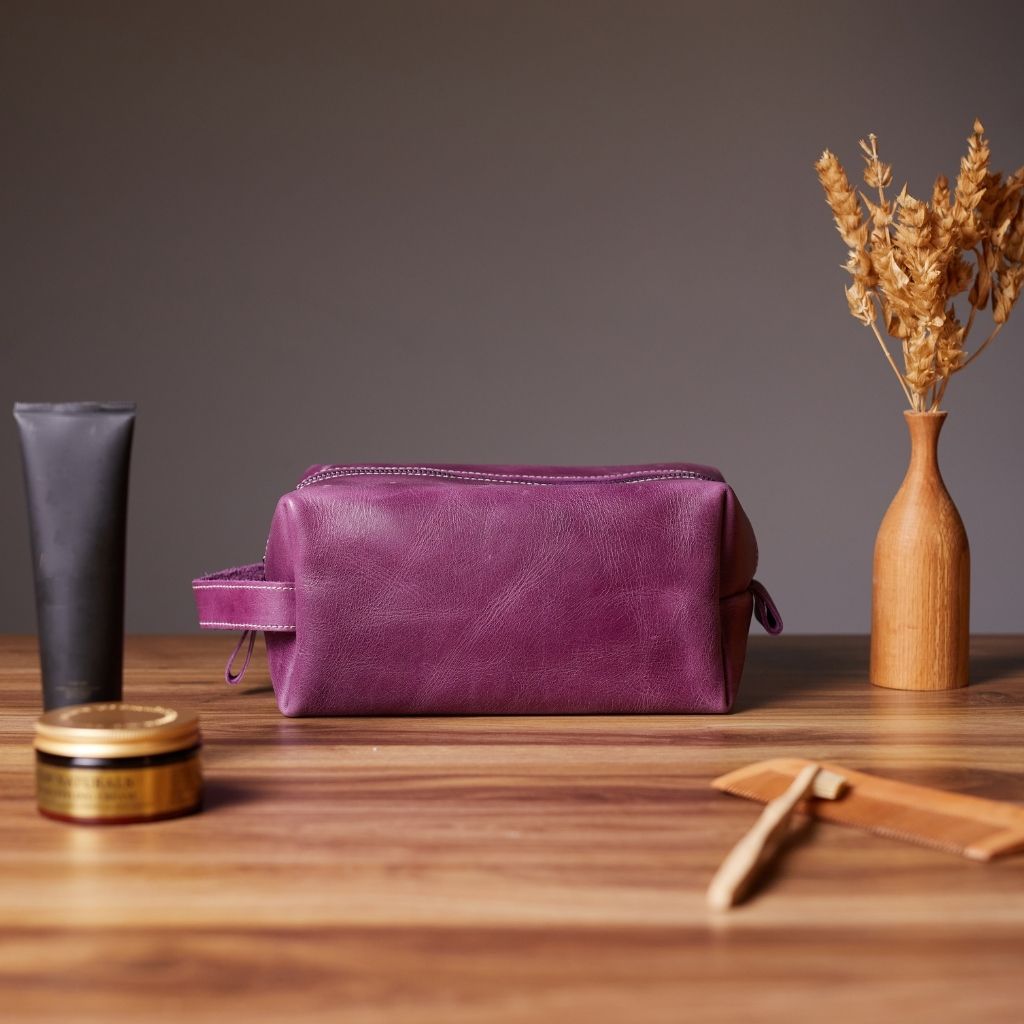 Leather Dopp Kit