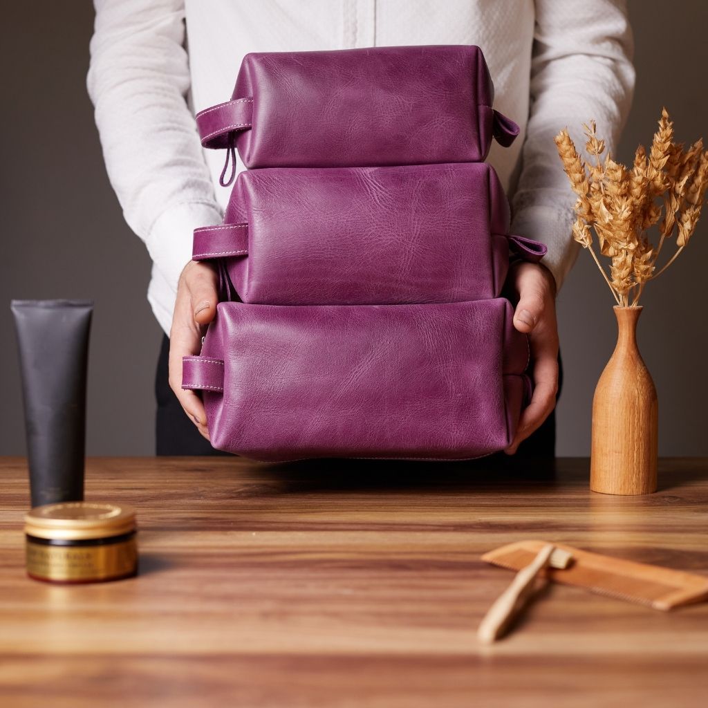 Leather Dopp Kit