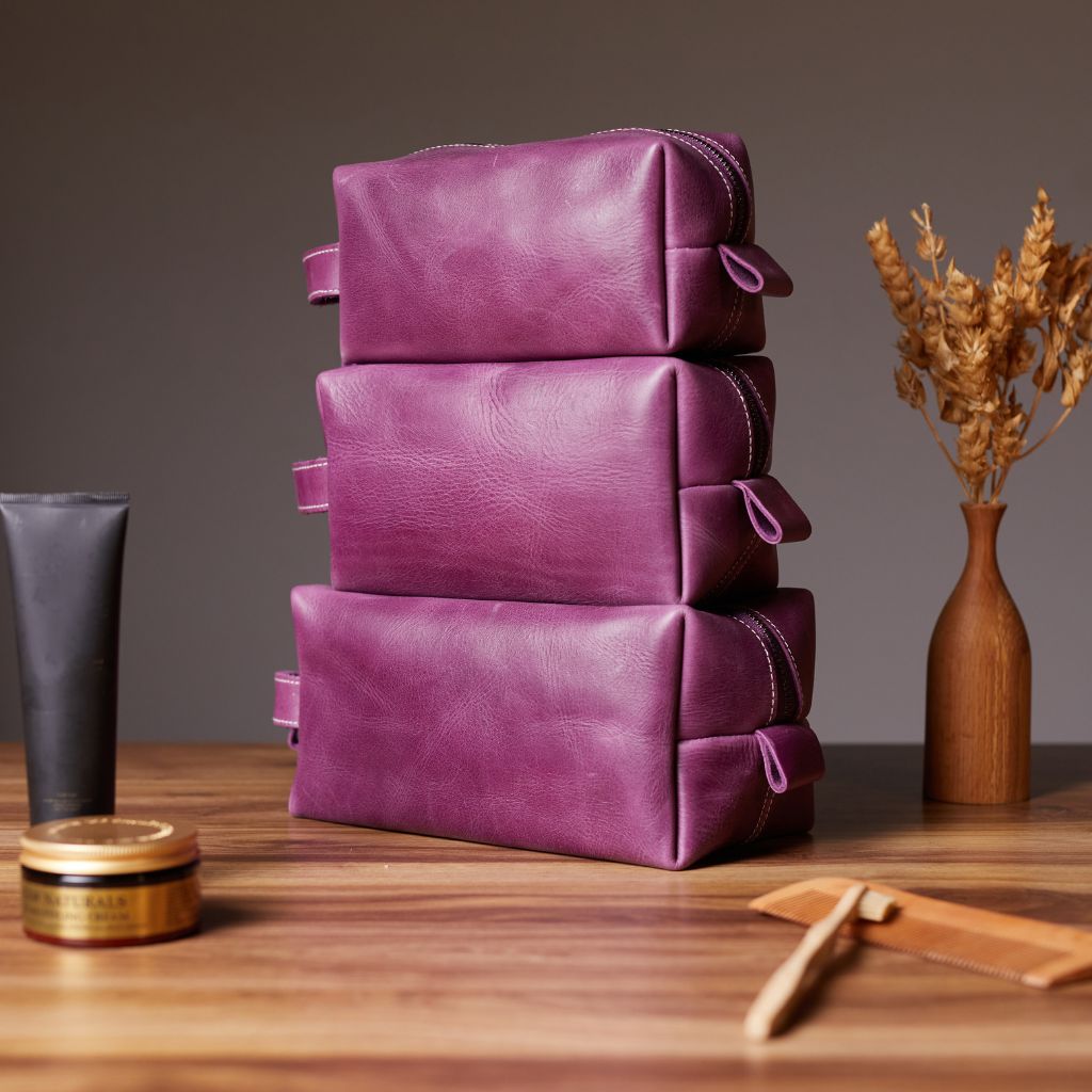 Leather Dopp Kit