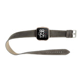 Double Tour Leather Band for Fitbit Watches by Hardiston - premium Watch Bands - Fitbit