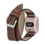 Double Tour Leather Band for Fitbit Watches by Hardiston - premium Watch Bands - Fitbit