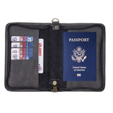 Handcrafted Leather Zipped Passport Holder with Wristlet by Hardiston - premium mws_apo_generated