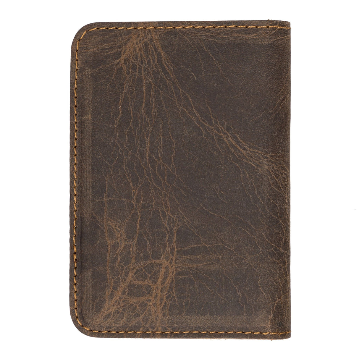 Handmade Genuine Leather Bi - Fold Card Holder by Hardiston - premium Card Holders