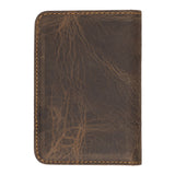 Handmade Genuine Leather Bi - Fold Card Holder by Hardiston - premium Card Holders