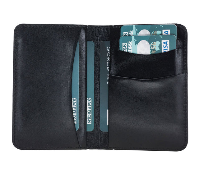 Handmade Genuine Leather Card Holder with 7 Slots by Hardiston - premium mws_apo_generated