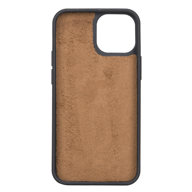 iPhone 13 Mini Mocha Leather Detachable Dual 2-in-1 Wallet Case with Card Holder and MagSafe - Hardiston - 8