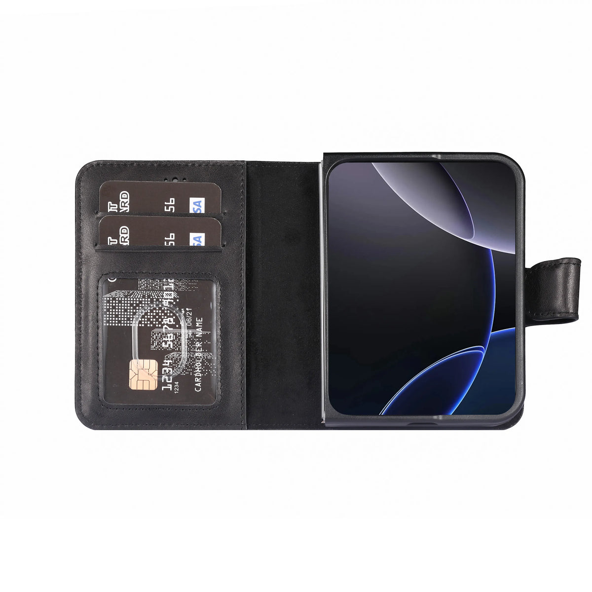 iPhone Duo Magnet Wallet Case – Detachable Leather, MagSafe & RFID