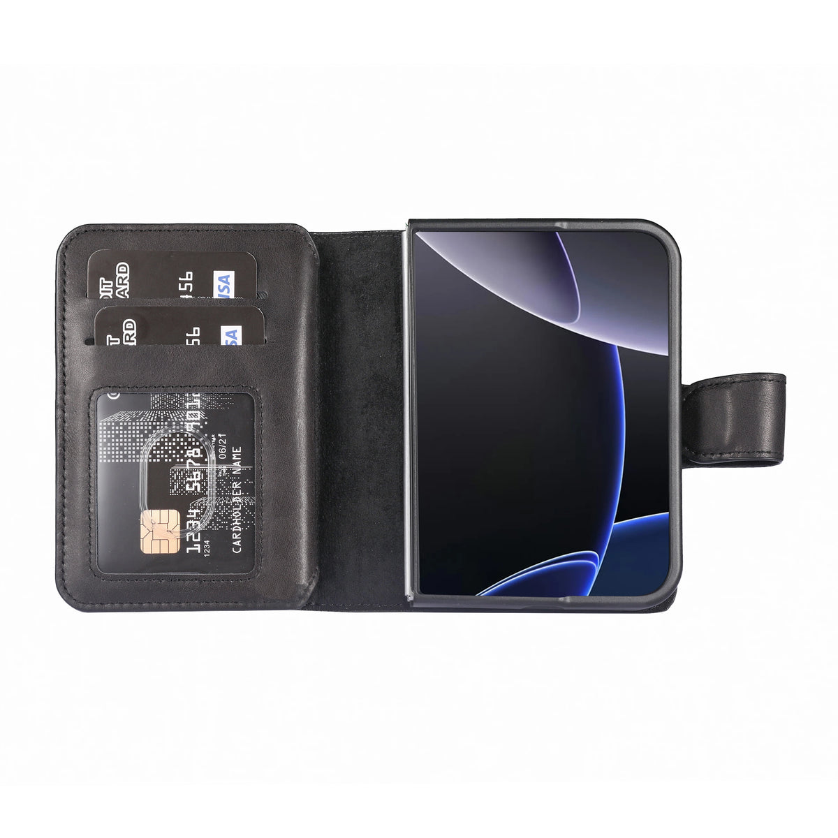 iPhone Duo Double Wallet Case – Handmade Leather, MagSafe & RFID