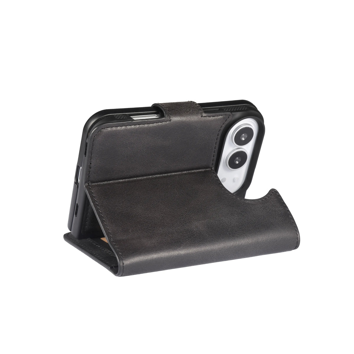 iPhone Duo Magnet Wallet Case – Detachable Leather, MagSafe & RFID