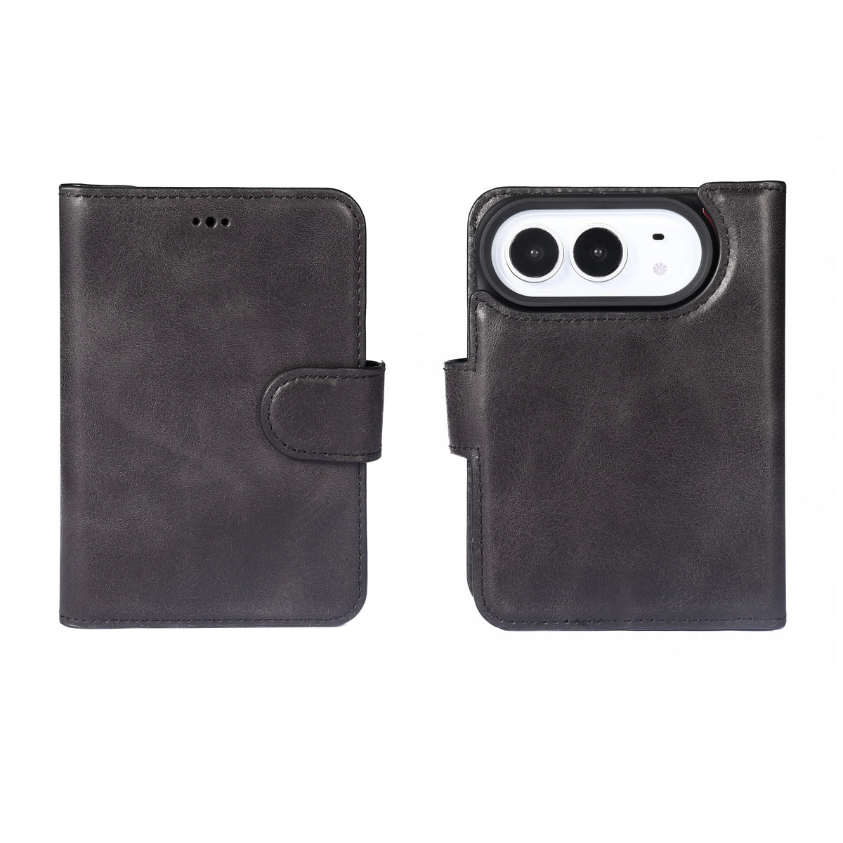 iPhone Duo Magnet Wallet Case – Detachable Leather, MagSafe & RFID
