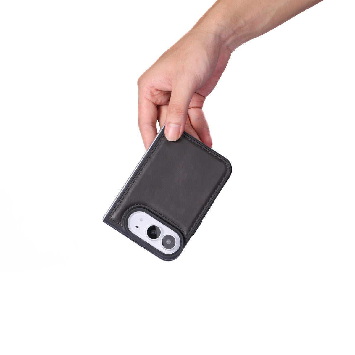 iPhone Duo Double Wallet Case – Handmade Leather, MagSafe & RFID