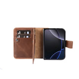 iPhone Duo Double Wallet Case – Handmade Leather, MagSafe & RFID