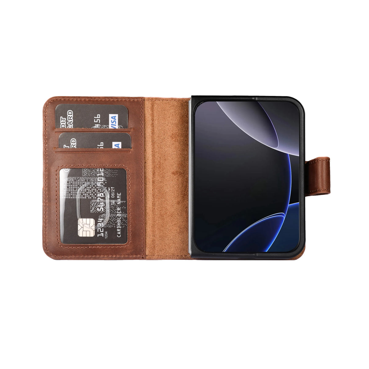 iPhone Duo Magnet Wallet Case – Detachable Leather, MagSafe & RFID