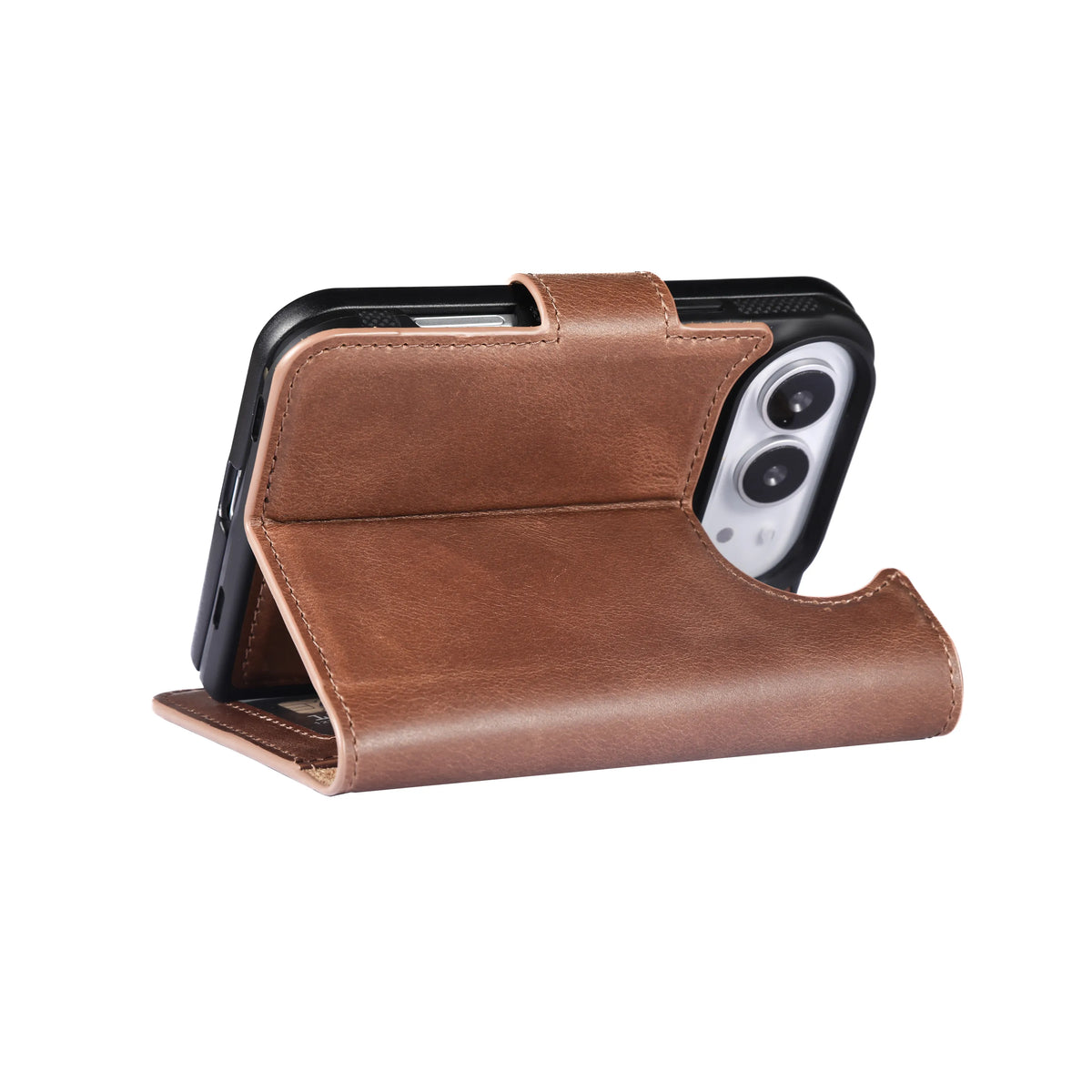 iPhone Duo Magnet Wallet Case – Detachable Leather, MagSafe & RFID