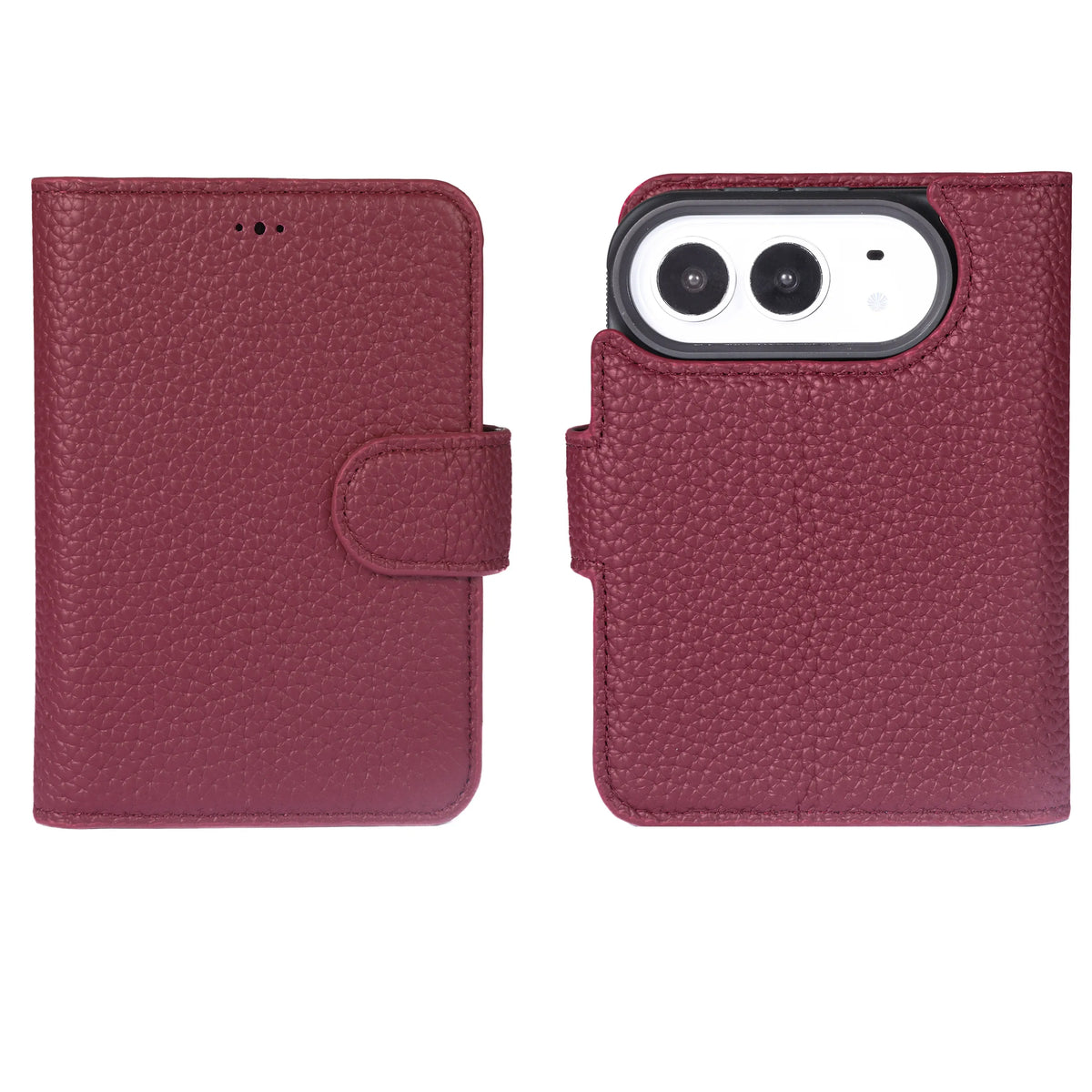 iPhone Duo Magnet Wallet Case – Detachable Leather, MagSafe & RFID