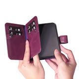 iPhone Duo Double Wallet Case – Handmade Leather, MagSafe & RFID