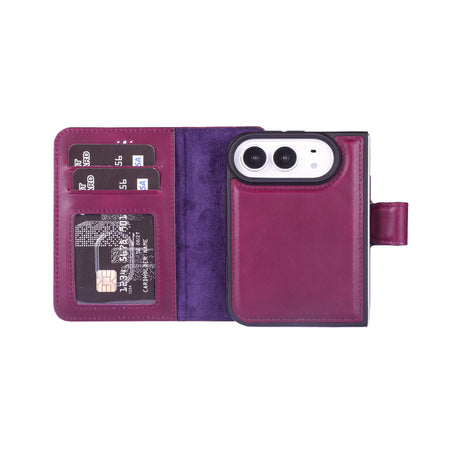 iPhone Duo Magnet Wallet Case – Detachable Leather, MagSafe & RFID