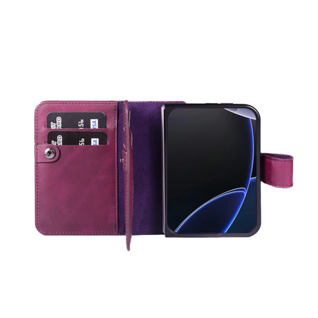 iPhone Duo Double Wallet Case – Handmade Leather, MagSafe & RFID