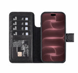 iPhone 18 Pro Magnet Wallet Case – Detachable Leather, MagSafe & RFID